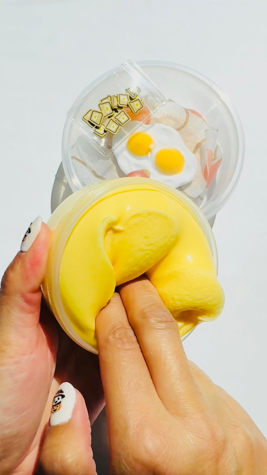 Egg on Toast DIY Food Theme Slime