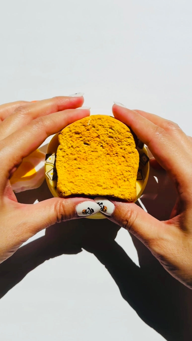 Egg on Toast DIY Food Theme Slime