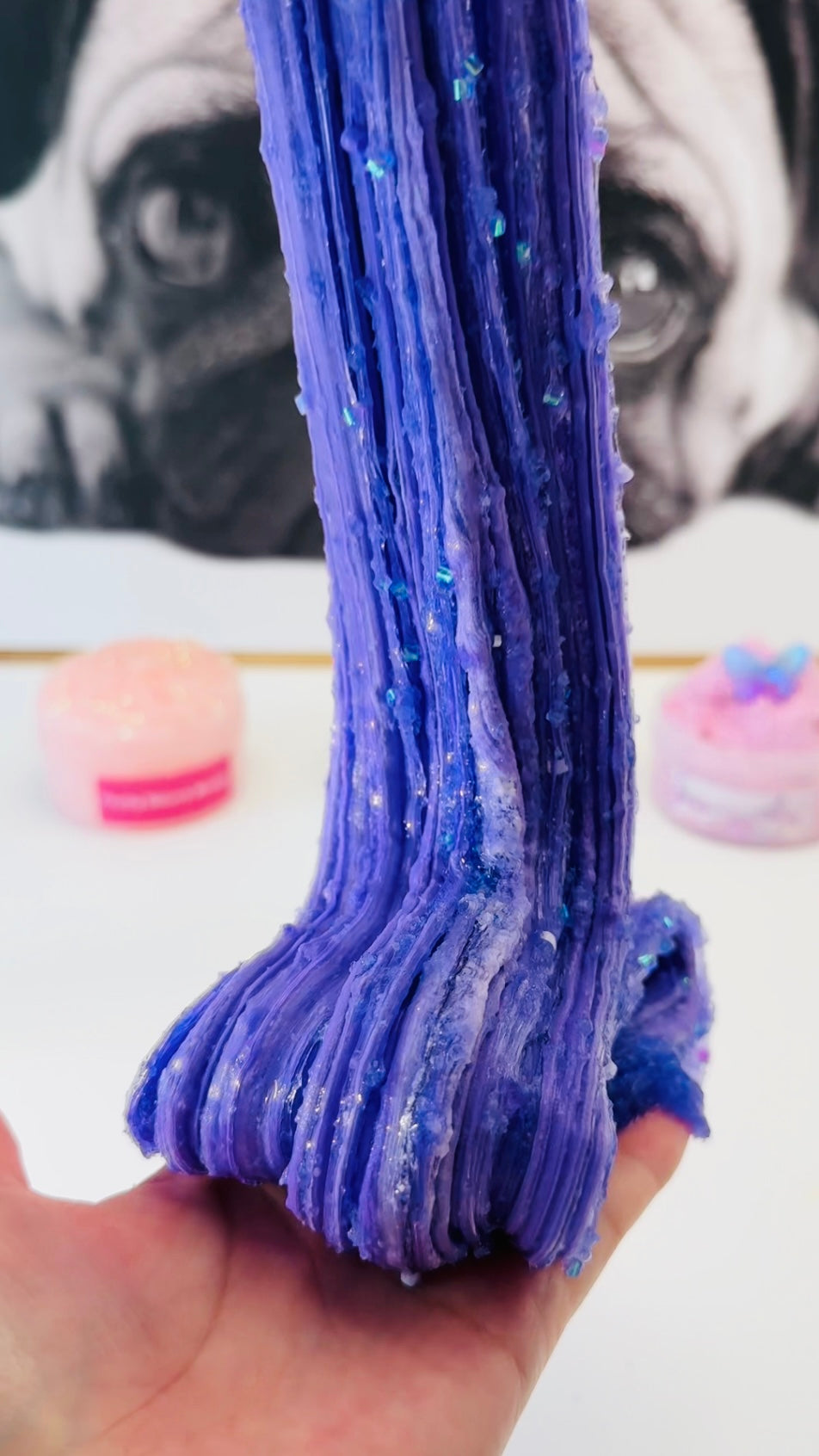 Purple Taro Waffle DIY Slime