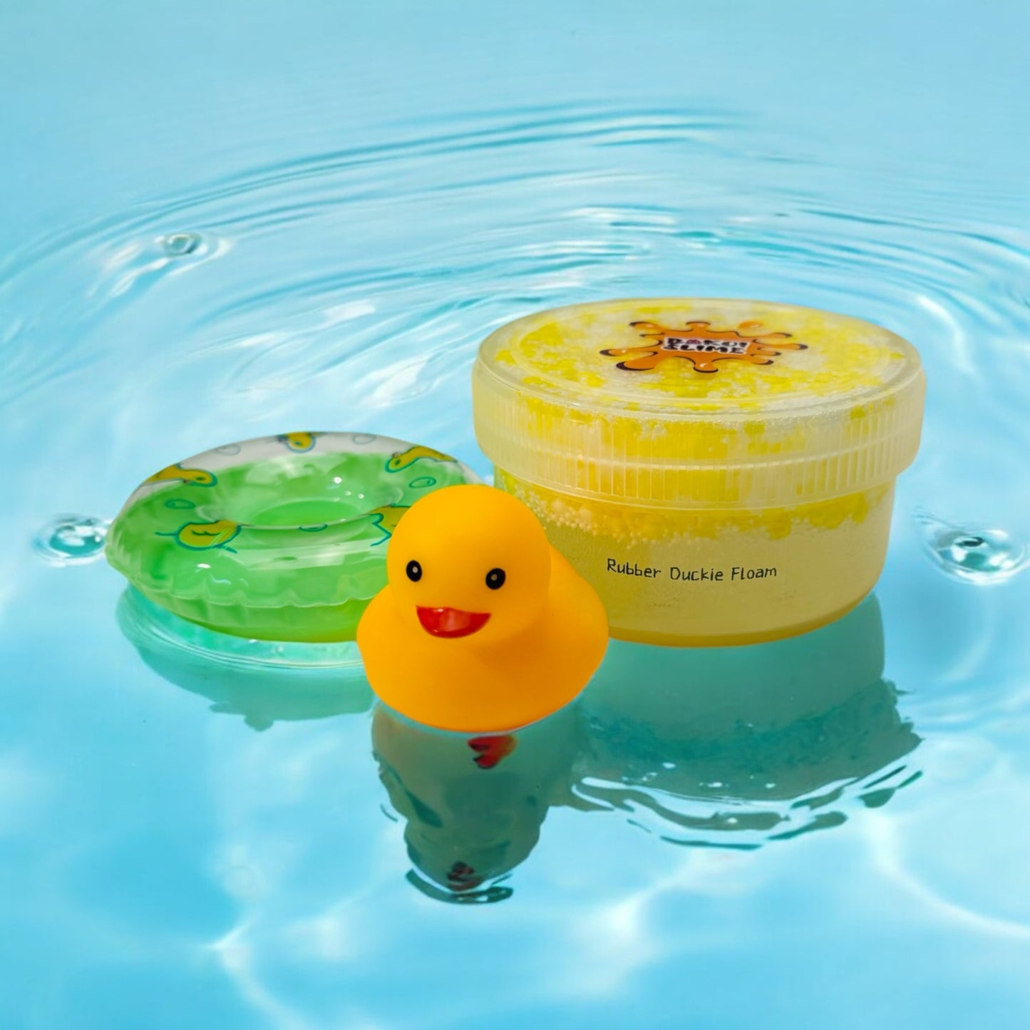 Rubber Duckie Floam Slime