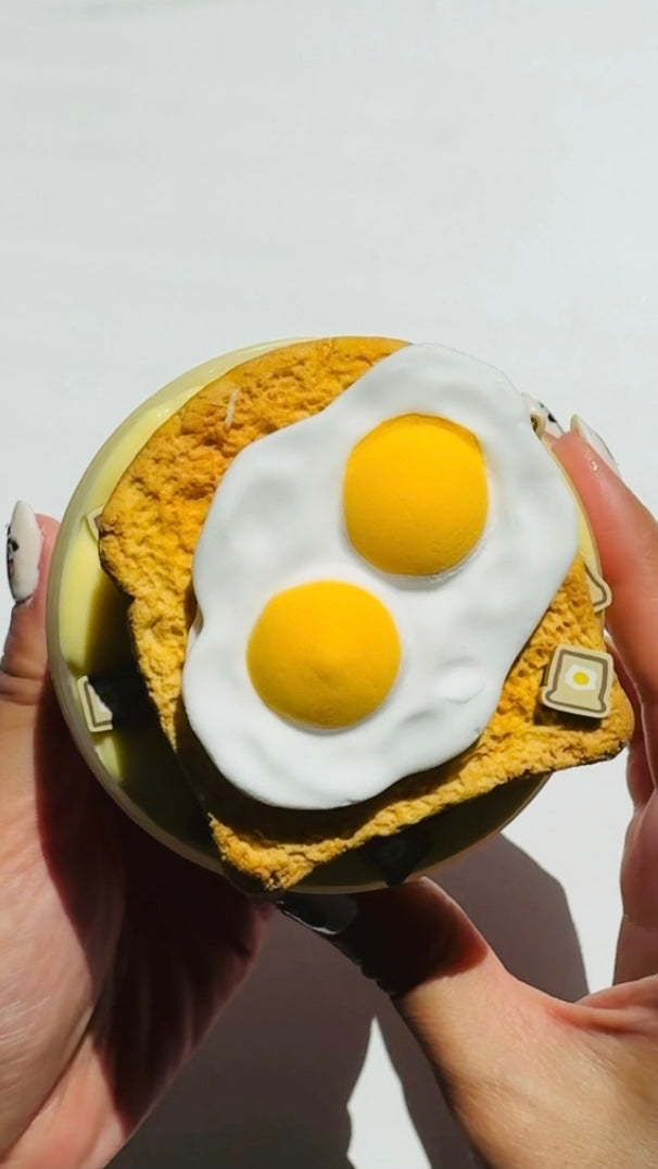 Egg on Toast DIY Food Theme Slime