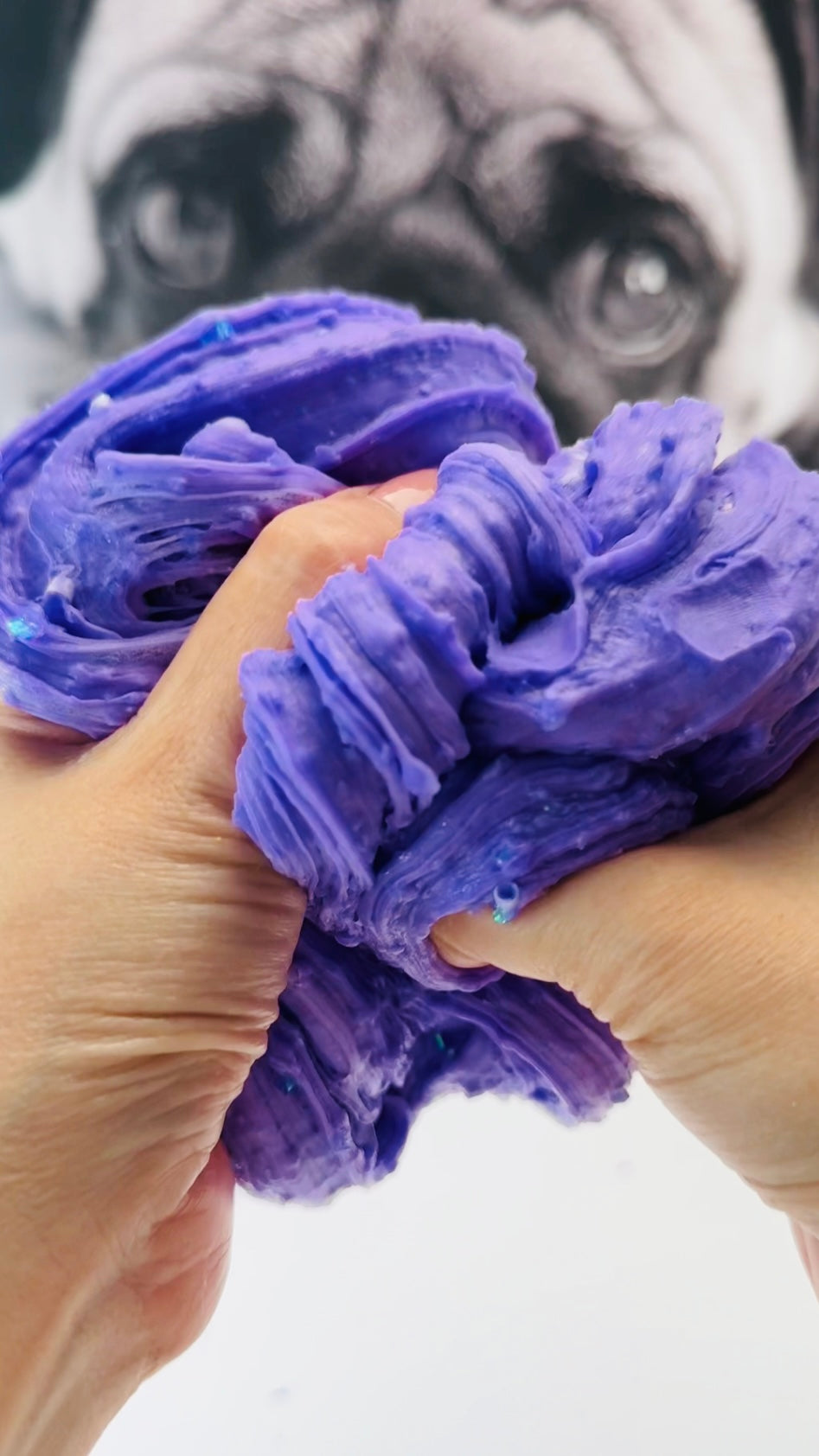 Purple Taro Waffle DIY Slime