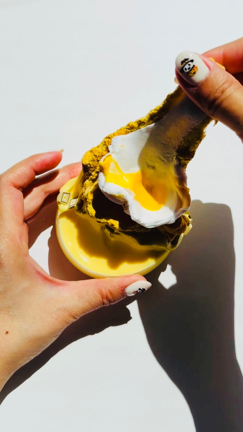 Egg on Toast DIY Food Theme Slime