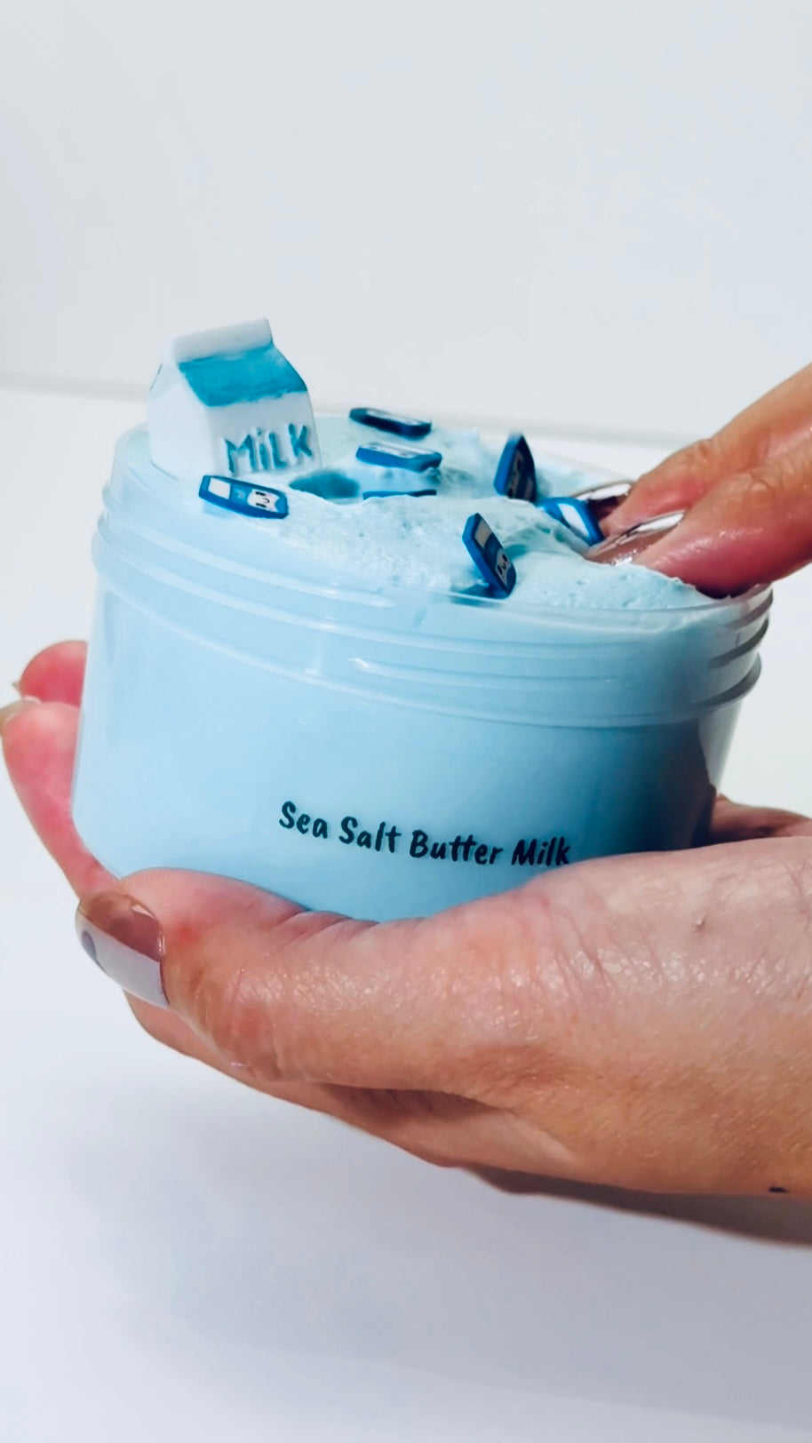 Sea Salt Butter Slime Light Blue Butter Slime