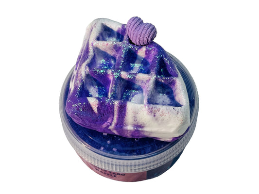 Purple Taro Waffle DIY Slime