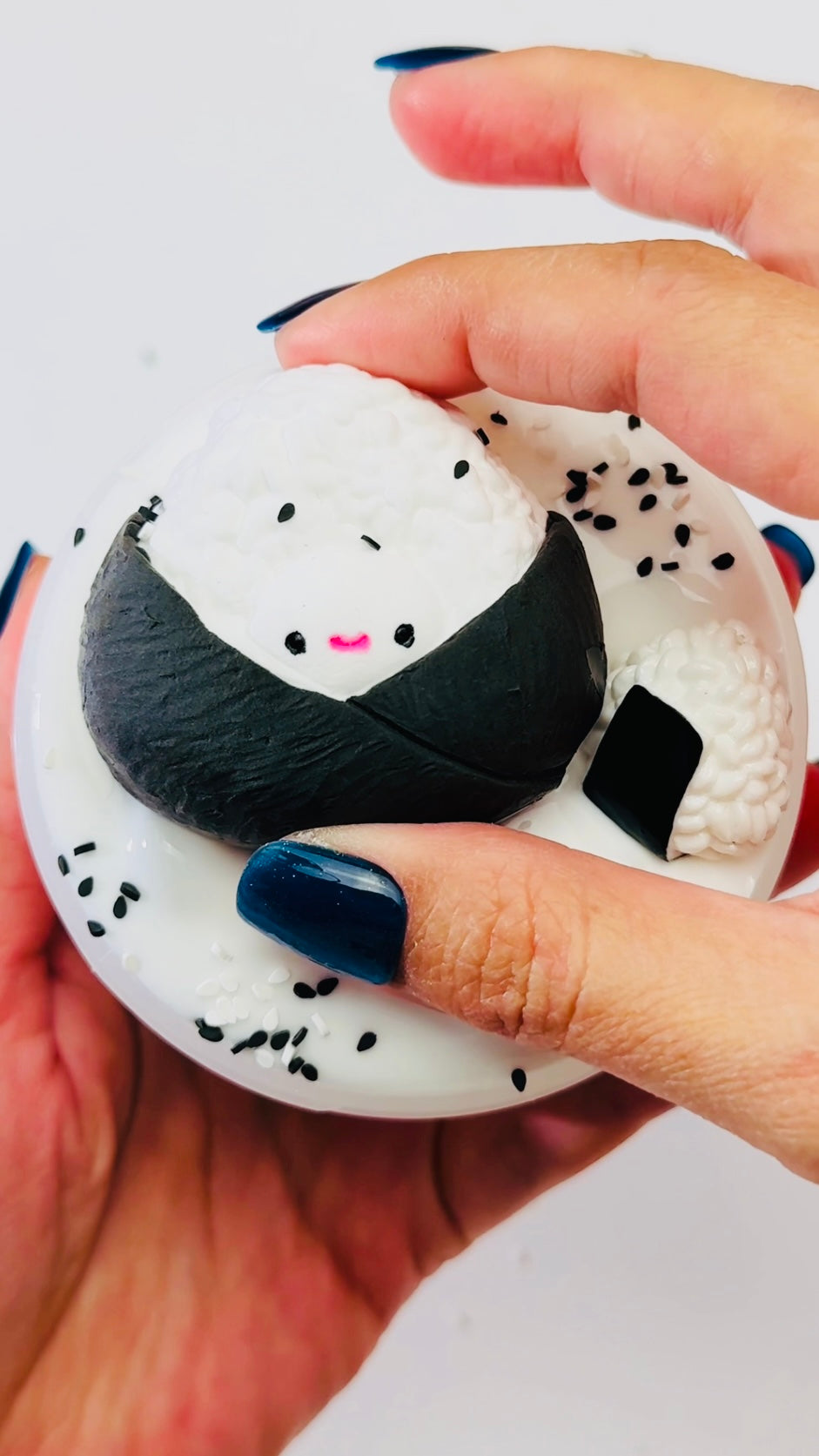 Sesame Onigiri DIY Slime