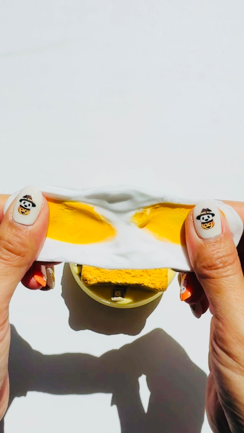 Egg on Toast DIY Food Theme Slime