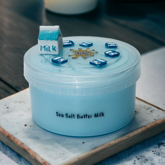 Sea Salt Butter Slime Light Blue Butter Slime