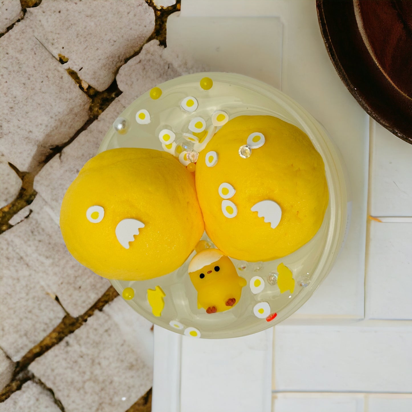 Sunny Egg Surprise DIY Slime